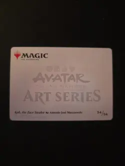 Koh The Face Stealer Art Card Gold Stamped Planeswalker Symbol - Image 2