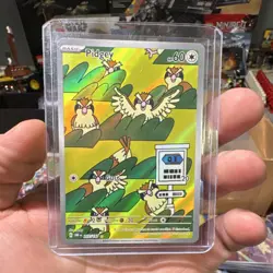 Pokemon TCG Pidgeot ex & Pidgey OBF Holo 2 Card Lot English 2023 - Image 4