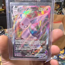 Pokemon TCG Espeon VMAX & Espeon V Holo Lot English 2021 2 Card - Image 3