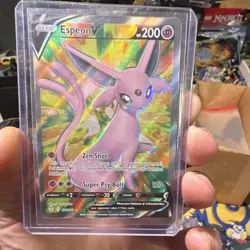 Pokemon TCG Espeon VMAX & Espeon V Holo Lot English 2021 2 Card - Image 4