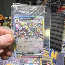 Pokemon TCG Umbreon ex 060/197 Prismatic Evolutions Promo Holo EX Card sealed - Image 1