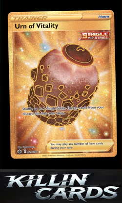 Urn of Vitality (Secret) 229/198 Pokemon Secret Rare SWSH06: Chilling Reign Card - Image 1