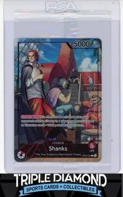 One Piece Promotion Cards #OP09-001 Shanks (2025 PSA Magazine Promo) C641 - Image 1