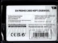 2025 Pokemon Journey Together Hop's Dubwool Promo Cards #136/159 - Image 2