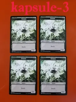 4x Spider | TOKEN 006/015 | Time Spiral Remastered | MTG Magic Cards - Image 1