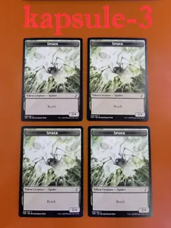 4x Spider | TOKEN 006/015 | Time Spiral Remastered | MTG Magic Cards - Image 5