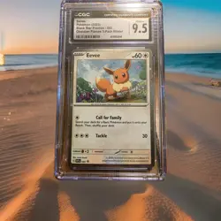 Evee Obsidian Flames Black Star Promo Pokemon Card 043 CGC 9.5! - Image 1