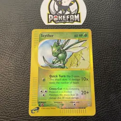 Scyther - 57/147 - Pokemon Aquapolis Reverse Holo Rare Card MP - Image 1