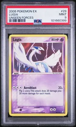 Pokemon TCG card Lugia Unseen Forces 29/115 Non-Holo - Image 1