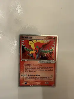 Pokemon TCG Ho-Oh EX Unseen Forces Holo Holo Rare Card 104/115 EX - Image 1