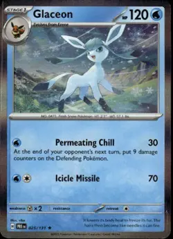 Glaceon - (Cosmos Holo) Rare Miscellaneous Cards & Products 025/131 NM - Image 1