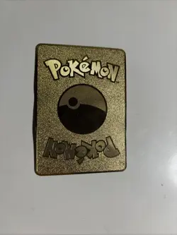 Pokemon Gold/Metal Card Charizard VMAX SV107/SV122 Rare - Image 3