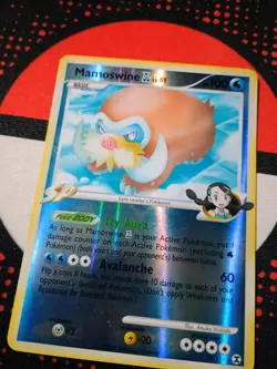 Mamoswine GL 27/111 Rising Rivals Reverse Holo Pokemon TCG Card -M2 - Image 3