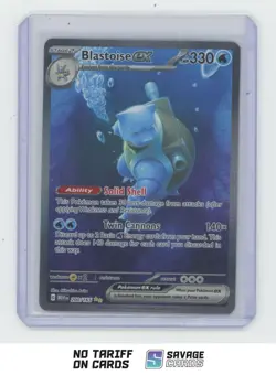 2023 Pokemon Scarlet & Violet 151 Special Illus. Rare Blastoise ex #200/165 - Image 1