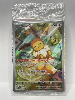 Pokemon TCG Eevee Prismatic Evolutions ETB Black Star Promo SVP173 - Image 1