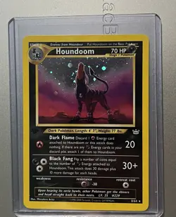 Houndoom 1st Edition Holo | 8/64 Neo Revelation | Pokemon | Excellent Condition - Image 1