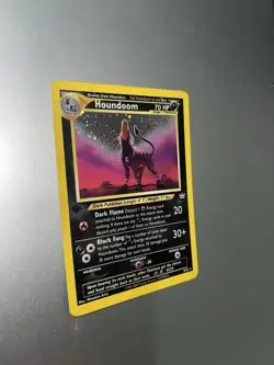 Houndoom 1st Edition Holo | 8/64 Neo Revelation | Pokemon | Excellent Condition - Image 2