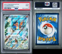 Pokemon Charmander 044 Sv: Scarlet & Violet Promo Cards Promo Holo 2023 PSA 9 - Image 2