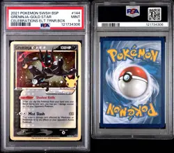 2021 POKEMON SWSH BLACK STAR PROMO #144 GRENINJA-GOLD STAR PSA 9 - Image 2