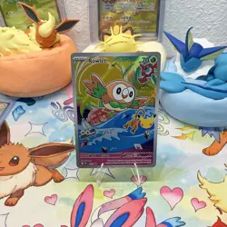 Pokemon Rowlet Holo Basic 043 HP 70 2026 Card - Image 3