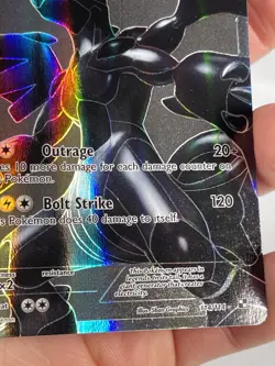 Zekrom 114/114 Black & White Base Full Art Holo Ultra Rare Pokemon - Image 4