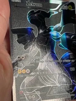 Zekrom 114/114 Black & White Base Full Art Holo Ultra Rare Pokemon - Image 5