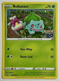 Bulbasaur SWSH231 (NM) Black Star Promo Sword & Shield: Pokemon Go 2022 - Image 1