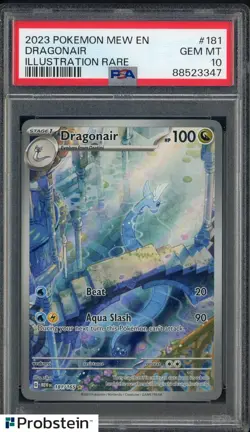 2023 Pokemon Mew En #181 Dragonair Illustration Rare PSA 10 GEM MINT - Image 1