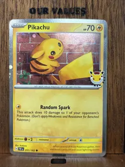 Pikachu (Pokemon Day 2026) 051/162 Miscellaneous Cards Cosmo Holo - Image 1