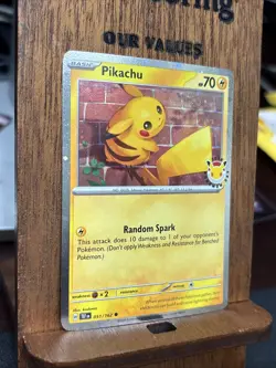 Pikachu (Pokemon Day 2026) 051/162 Miscellaneous Cards Cosmo Holo - Image 2