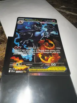 Mega Charizard X EX 125/094 Phantasmal Flames Holo 360 HP Special Rare Pokemon - Image 3