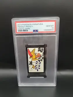 Pokemon Pidgeot & Pidgey Kanto - April Hanafuda 2013 PSA 10 GEM MINT - Image 1