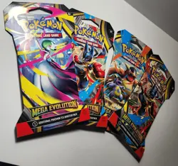 Pokemon mega evolution sleeved booster packs x4 brand new factory sealed - Image 1