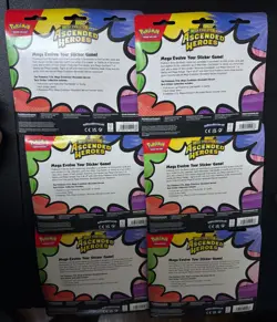 Pokemon TCG Mega Evolution Ascended Heroes Tech Sticker Collection x6 - Image 2