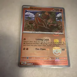 Pokemon TCG BLK EN 9 Masterball Card Lot Volcarona Heatmor Larvesta Cryogonal - Image 3