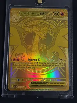 Pokemon Mega Charizard X EX Full Art Holo 130/094 - Image 1