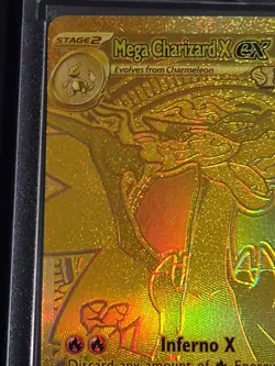 Pokemon Mega Charizard X EX Full Art Holo 130/094 - Image 2