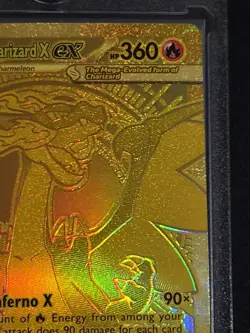 Pokemon Mega Charizard X EX Full Art Holo 130/094 - Image 3