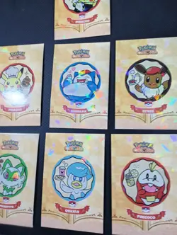 Pokemon Electric Pikachu Database Peru Cafe Mix Full Set Holo Crack Ice Snorlax - Image 2