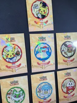 Pokemon Electric Pikachu Database Peru Cafe Mix Full Set Holo Crack Ice Snorlax - Image 3