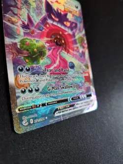 Pokemon TCG Gengar VMAX Secret Alt Art Holo Fusion Strike 271/264 [DAMAGED] - Image 2