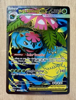 Mega Venusaur ex 155/132 Pokemon Mega Evolution Ultra Rare Near Mint - Image 1