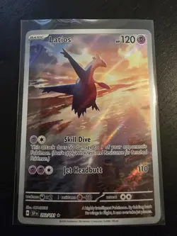 Pokemon TCG Latios Surging Sparks 203/191 Illustration Rare NM/MT Pack Fresh - Image 1