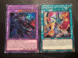 YuGiOh Euro English-Dark Magician of Destruction & The Gaze of Timaeus 1st. MUMZ - Image 1