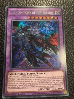 YuGiOh Euro English-Dark Magician of Destruction & The Gaze of Timaeus 1st. MUMZ - Image 2