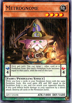 Metrognome MP17-EN198 Yu-Gi-Oh! Light Play 1st Edition - Image 1