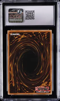 2023 YU-GI-OH! METAL RAIDERS REPRINT SUPER RARE SANGA OF THE THUNDER CGC 9 - Image 2