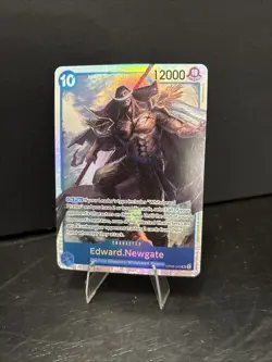 One Piece CCG Edward Newgate Foil Super Rare OP08-043 - Image 1