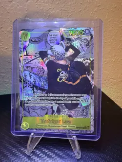 One Piece CCG Trafalgar Law Royal Blood Foil Card OP10-119 Manga English - Image 1