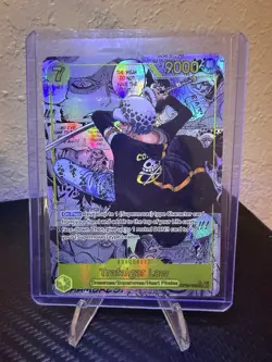 One Piece CCG Trafalgar Law Royal Blood Foil Card OP10-119 Manga English - Image 3